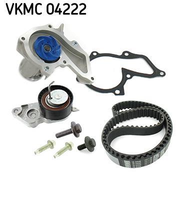 Pompe à eau + kit de courroie de distribution (Kit courroie de distribution) SKF ref. VKMC 04222